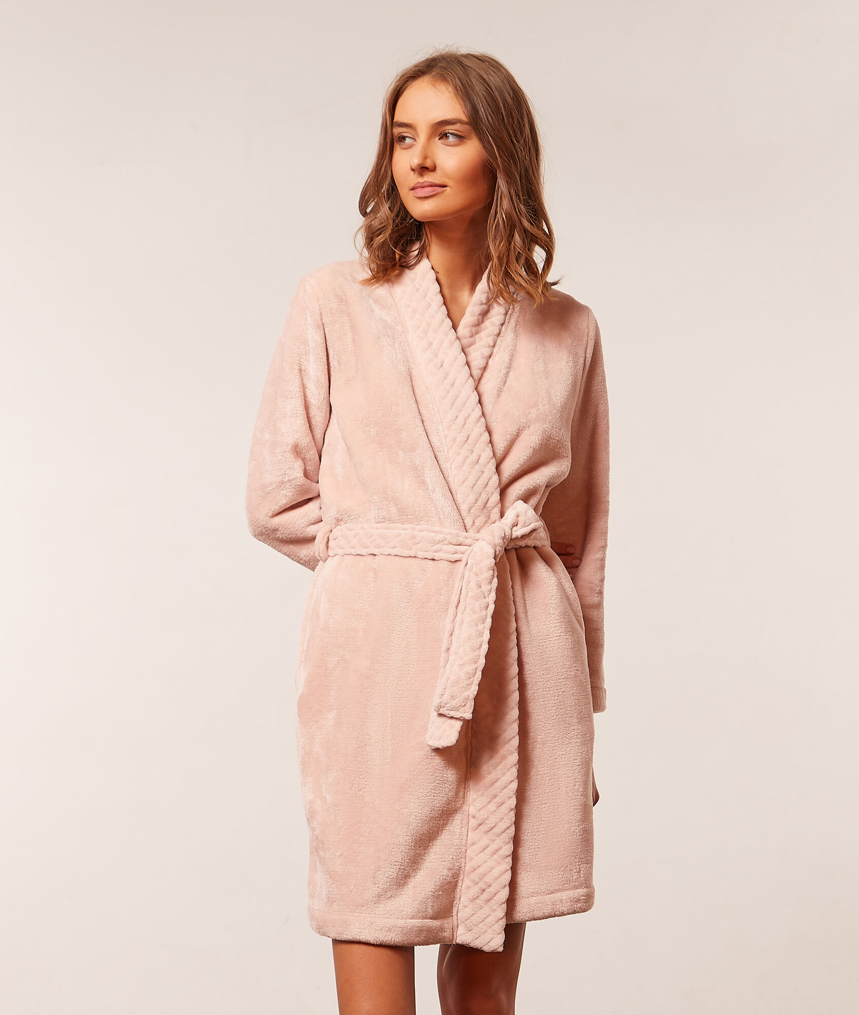 Déshabillé polaire - Oxine - XS - Rose - Femme - Etam