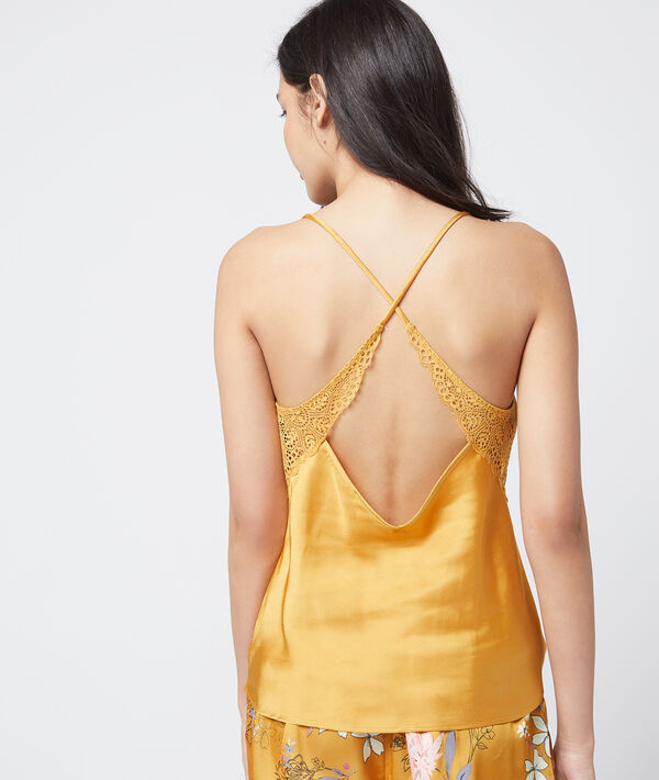 Top satin dos croisé Top satin dos croisé