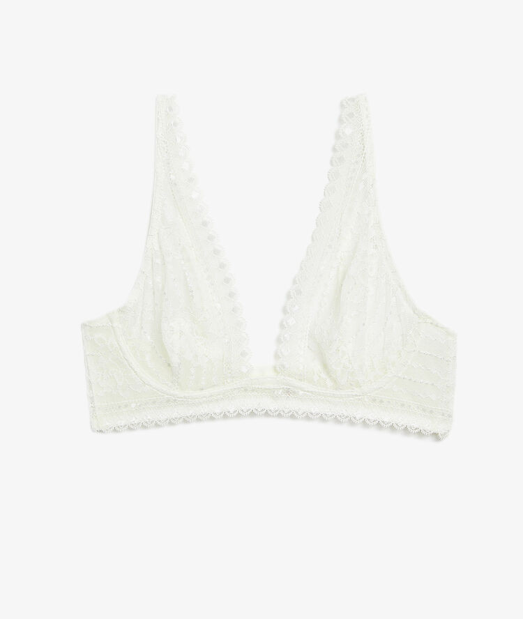 Soutien-gorge n°7 : foulard sans coques ecru.