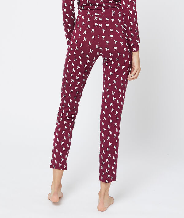 Pantalon imprimé caniche Pantalon imprimé caniche