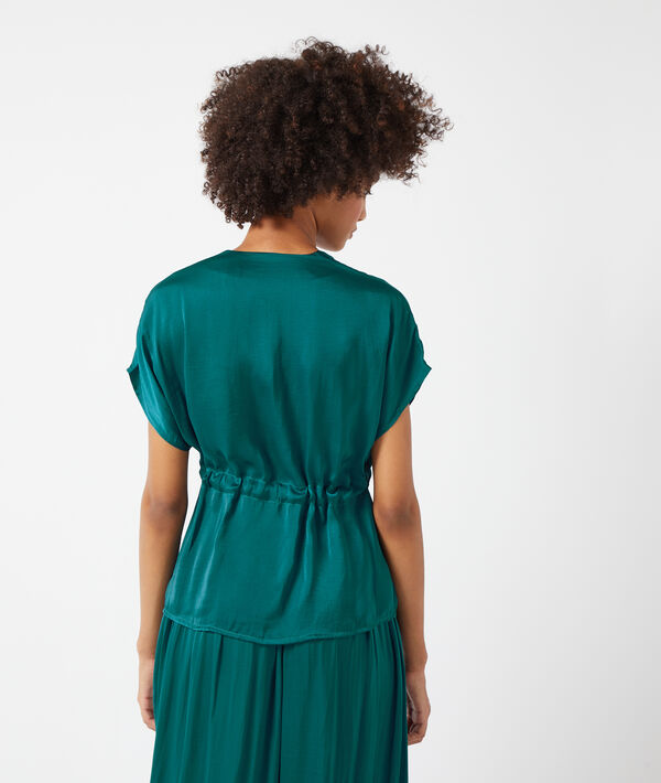 Top satiné à nouer Top satiné à nouer;${refinementColor}