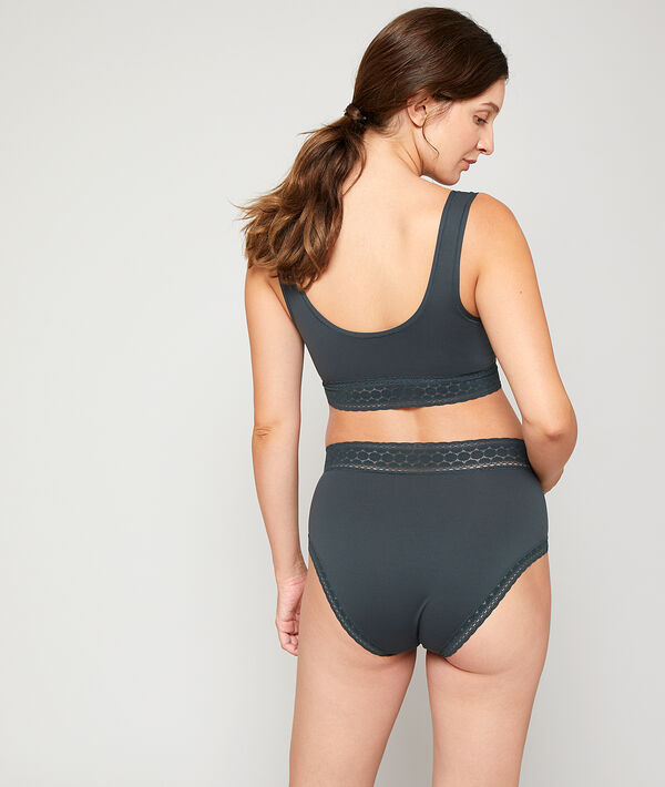 Culotte mi-haute microfibre Culotte mi-haute microfibre
