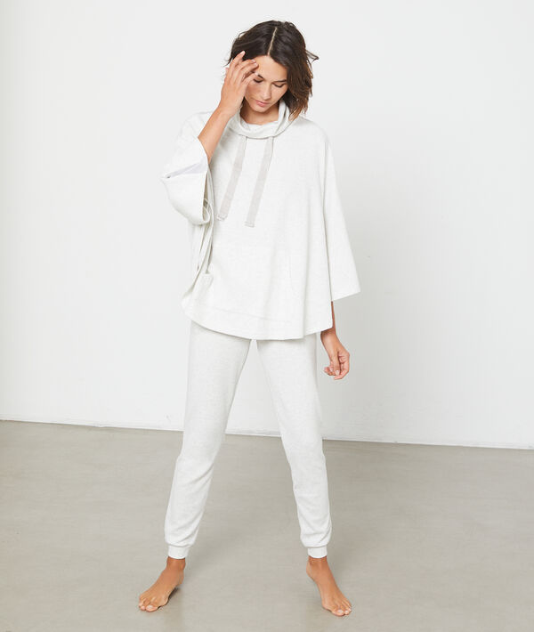 Pantalon homewear ecru.