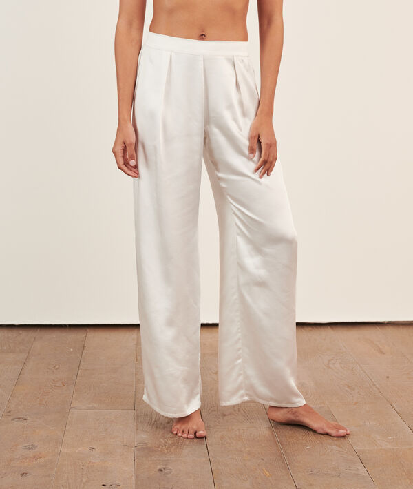 Pantalon de pyjama satiné Pantalon de pyjama satiné;${refinementColor}