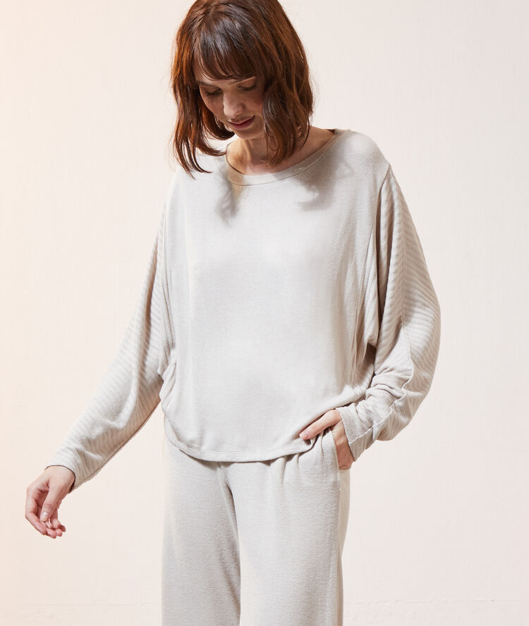 Top loungewear beige.