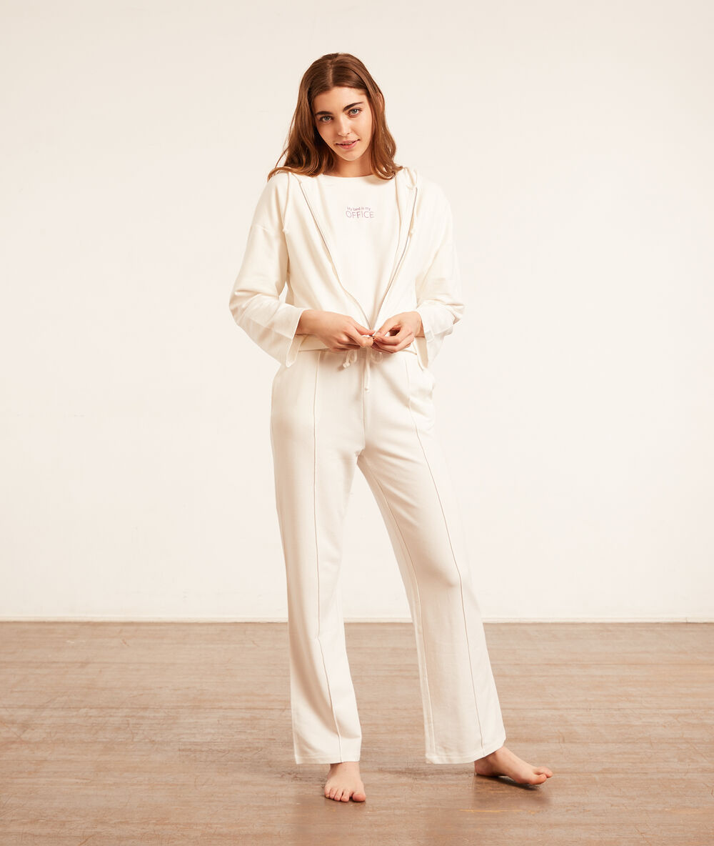 Top manches courtes blanc.