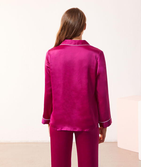 Chemise pyjama d'homme satinée Chemise pyjama d'homme satinée;${refinementColor}