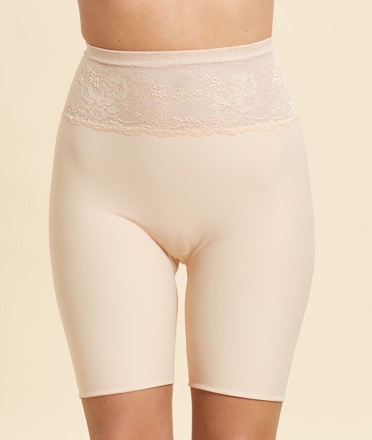 Panty sculptant, détails dentelle - niveau 2 : silhouette sculptée peau.