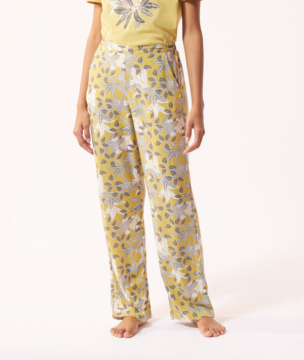 Pantalon de pyjama imprimé fleuri Pantalon de pyjama imprimé fleuri;${refinementColor}