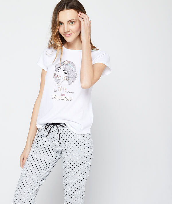T-shirt imprimé "La tête dans les nuages" T-shirt imprimé "La tête dans les nuages"