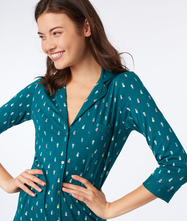 Chemise de nuit en coton bio Chemise de nuit en coton bio