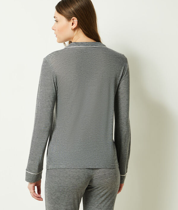 Chemise de pyjama unie Chemise de pyjama unie;${refinementColor}