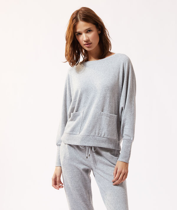 Top manches longues loungewear Top manches longues loungewear;${refinementColor}
