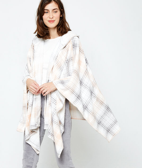 Poncho à carreaux Poncho à carreaux