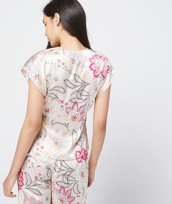 Top cache-cœur satin imprimé Top cache-cœur satin imprimé;${refinementColor}