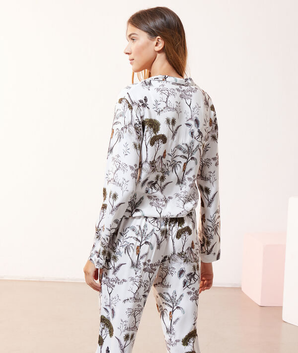 Chemise de pyjama imprimé paysage Chemise de pyjama imprimé paysage;${refinementColor}