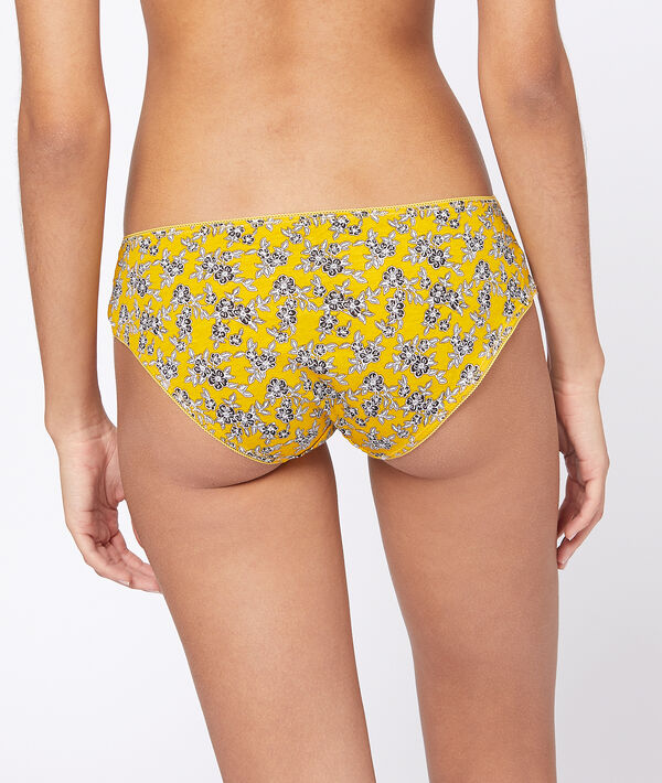 Lot de 3 shortys en coton ocre.