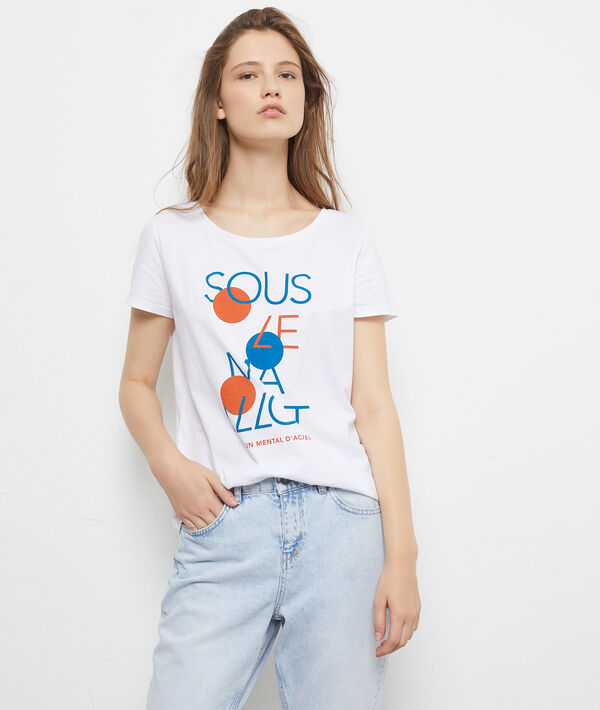 T-shirt "Sous le maillot" en coton T-shirt "Sous le maillot" en coton