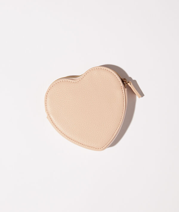 Petit porte-monnaie cœur "Love you first" Petit porte-monnaie cœur "Love you first";${refinementColor}