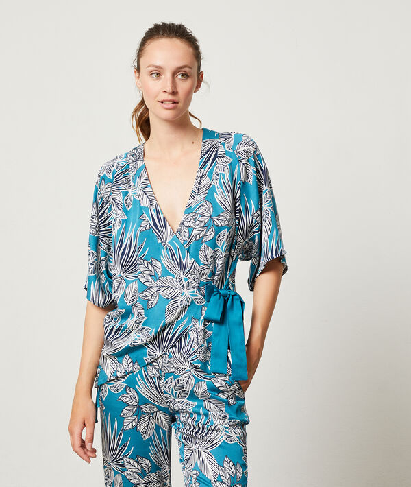 Chemise de pyjama à nouer Chemise de pyjama à nouer;${refinementColor}