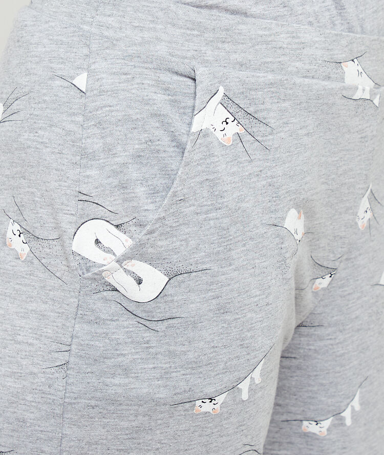 Pyjama 3 pièces "zen" ecru.