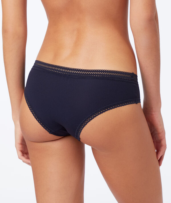 Shorty microfibre, bords dentelle Shorty microfibre, bords dentelle