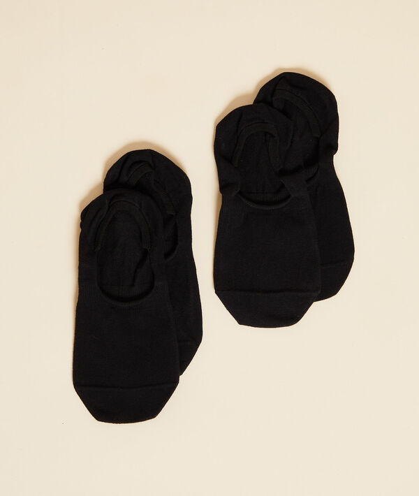 2 paires de socquettes invisibles 2 paires de socquettes invisibles;${refinementColor}