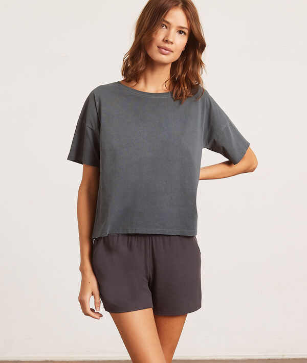 Top manches courtes uni Top manches courtes uni;${refinementColor}