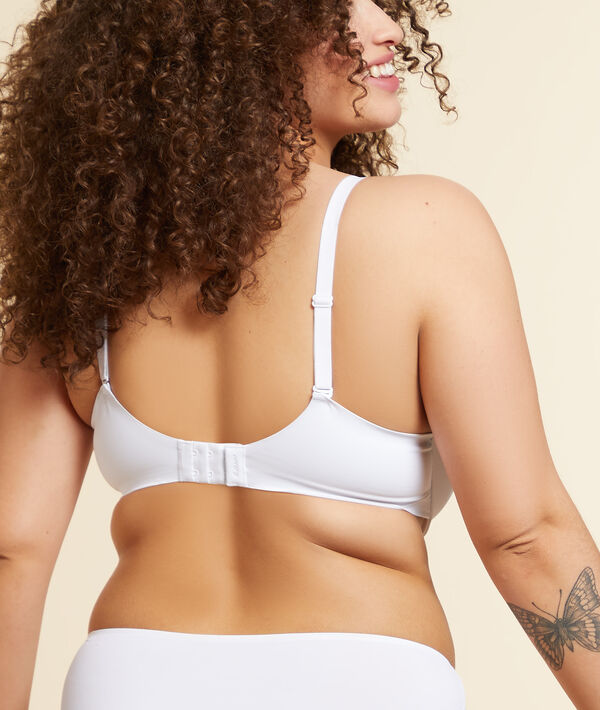 Soutien-gorge n°5 - ampliforme classique bonnets d/e blanc.