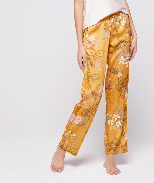 Pantalon satin imprimé Pantalon satin imprimé