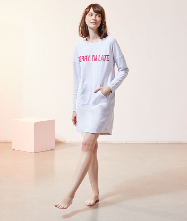 Chemise de nuit "Sorry i'm late" Chemise de nuit "Sorry i'm late";${refinementColor}