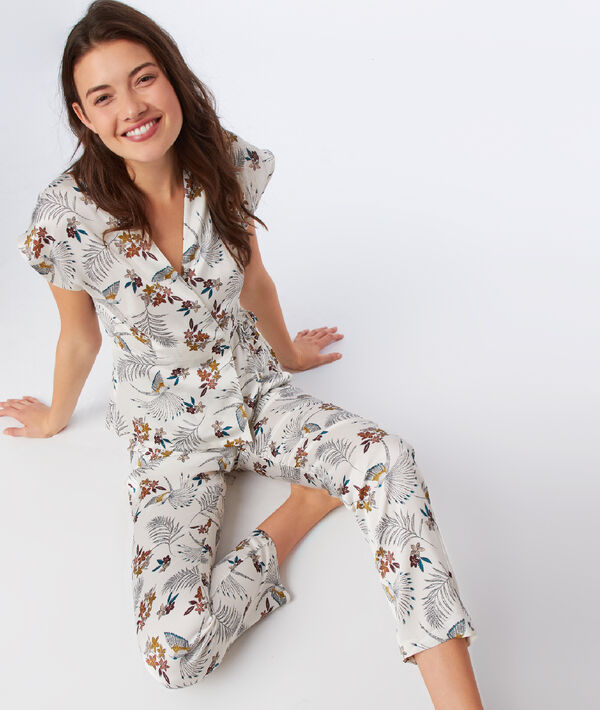 Pantalon imprimé floral Pantalon imprimé floral