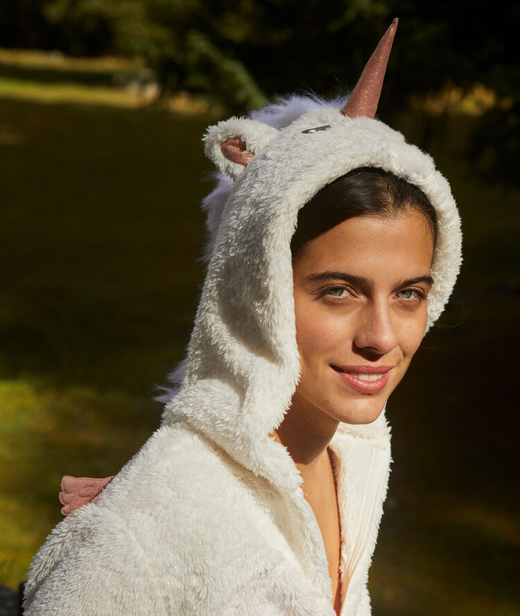 Combinaison licorne ecru.