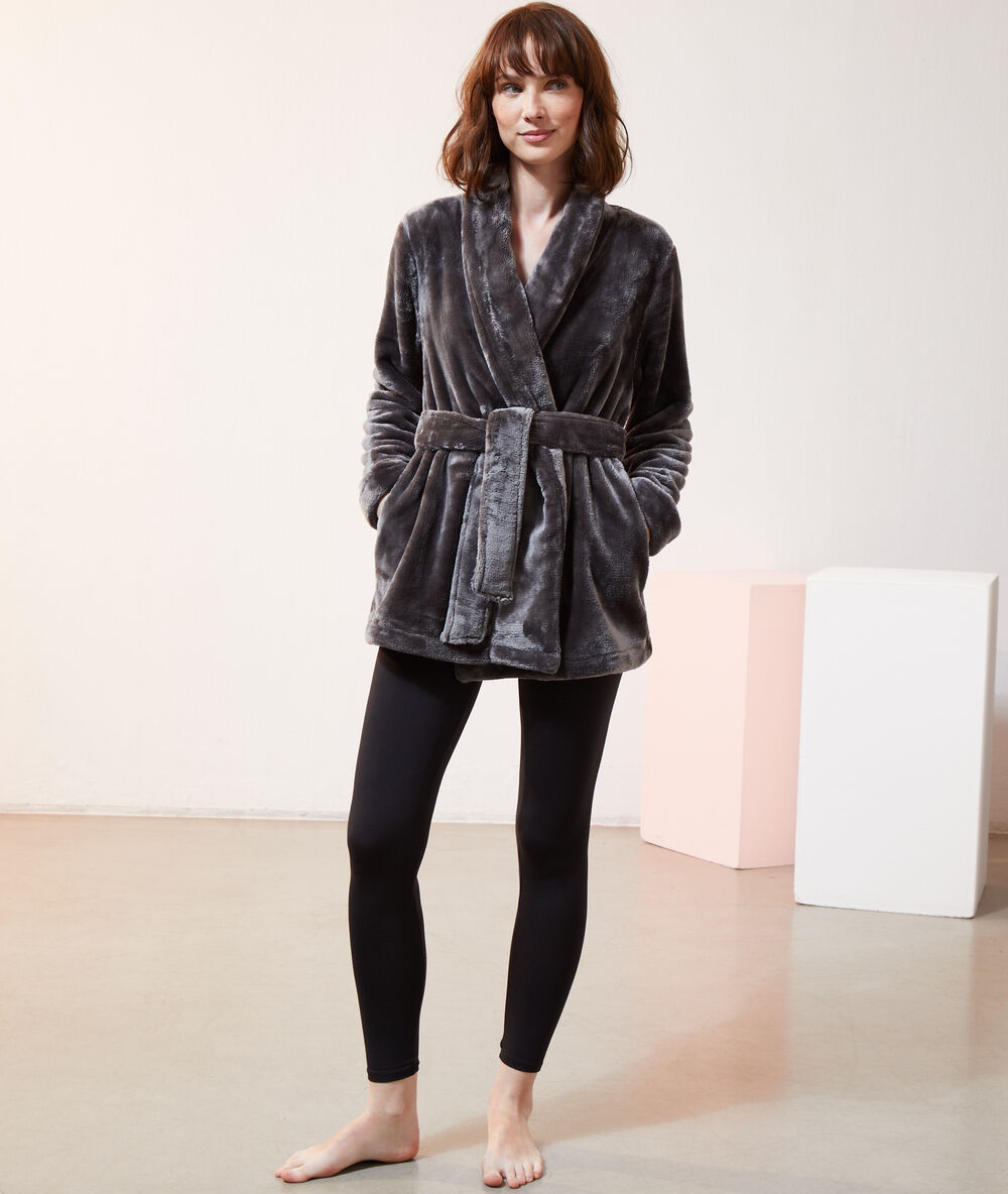Déshabillé homewear anthracite.