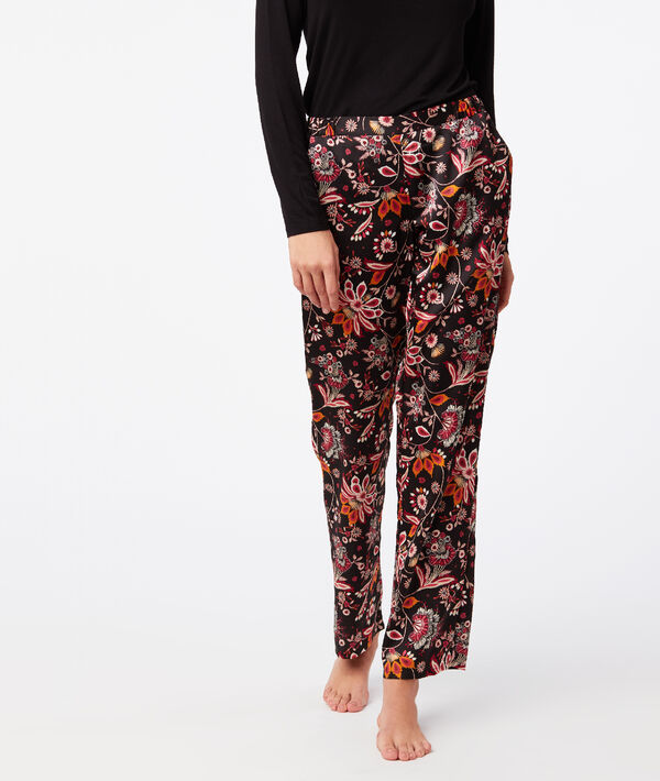 Pantalon large imprimé floral Pantalon large imprimé floral