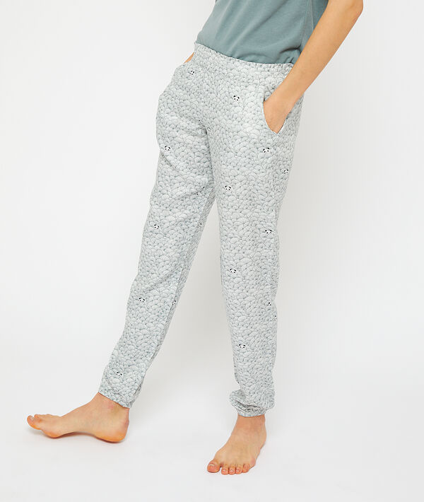 Pantalon imprimé panda Pantalon imprimé panda;${refinementColor}
