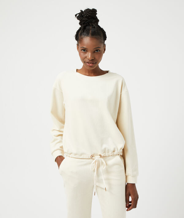 Sweatshirt avec lacet Sweatshirt avec lacet;${refinementColor}