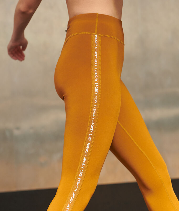 Legging de training court savane.