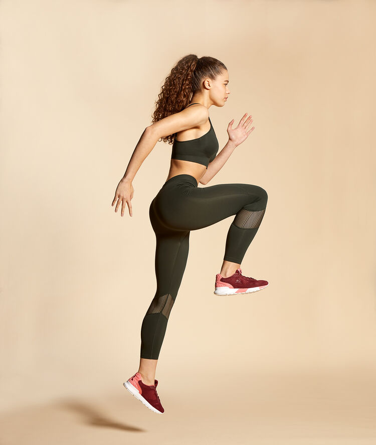Legging de training long kaki.