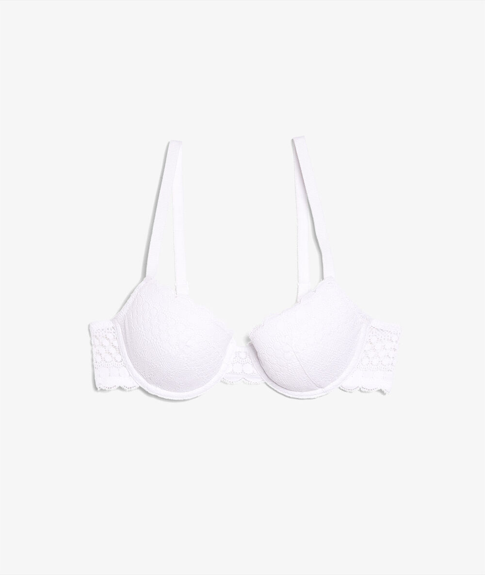 Soutien-gorge n°4 - coques fines blanc.