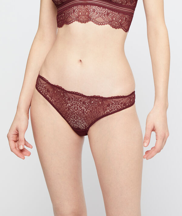 Culotte bikini en dentelle Culotte bikini en dentelle;${refinementColor}