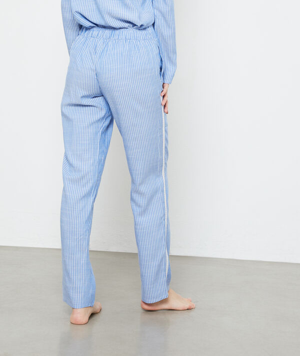 Pantalon rayé à bandes latérales Pantalon rayé à bandes latérales;${refinementColor}