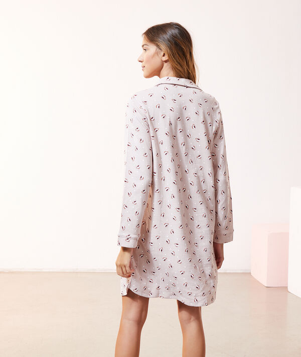 Chemise de nuit "tasses de café" Chemise de nuit "tasses de café";${refinementColor}