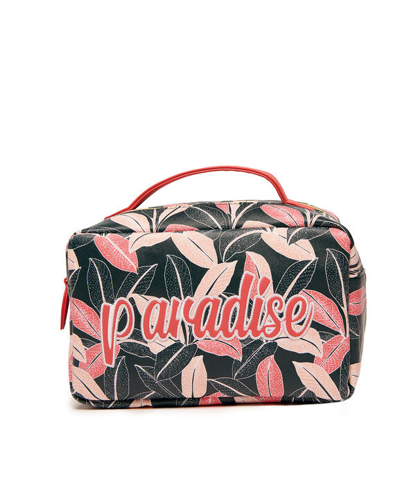 Trousse de toilette imprimée "Paradise" Trousse de toilette imprimée "Paradise";${refinementColor}