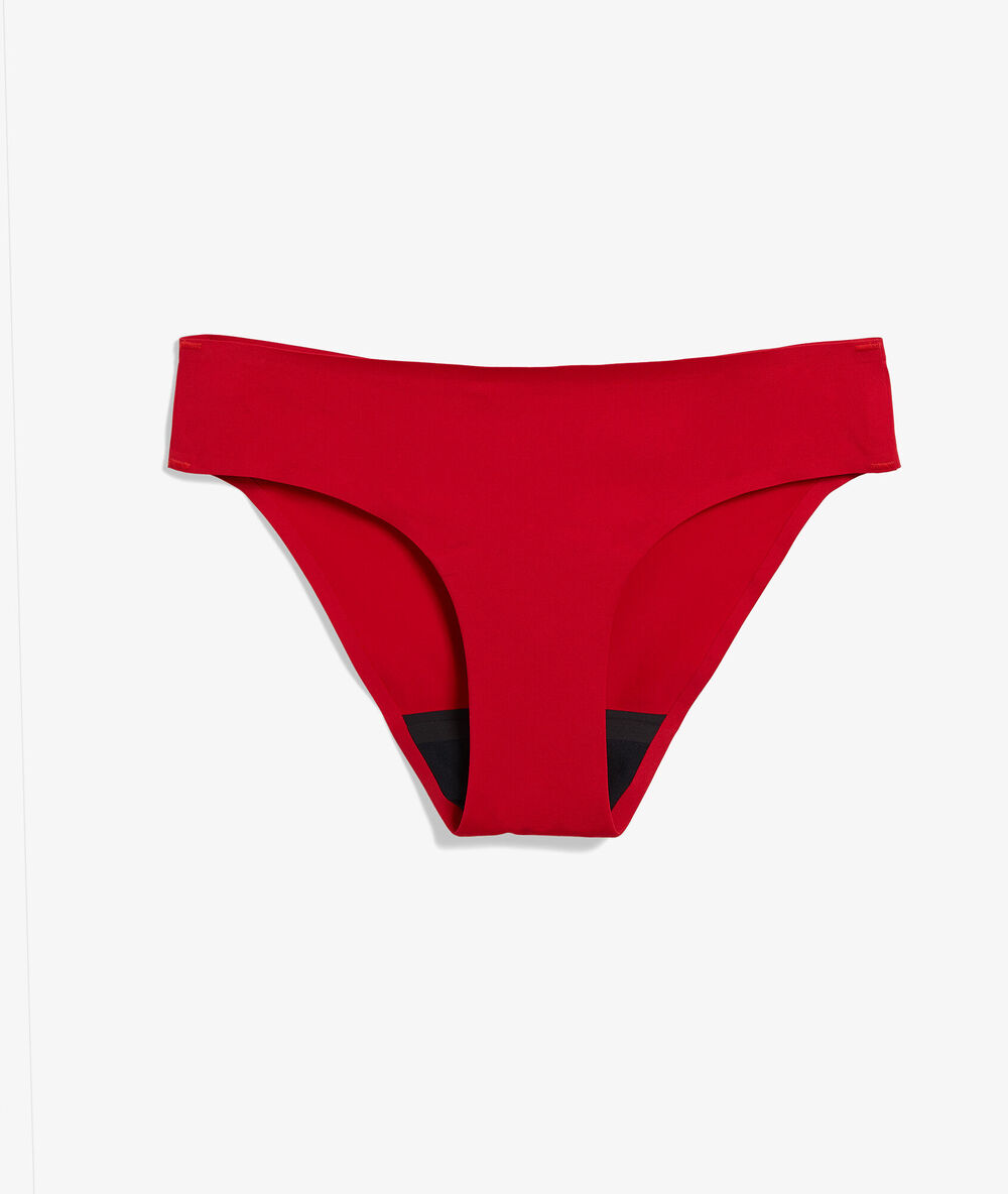 Culotte de règles smoon - flux moyen rouge.