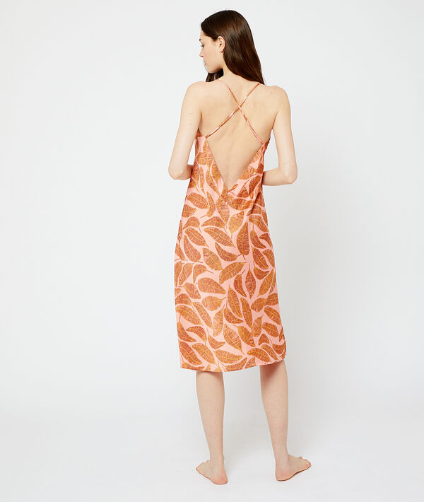 Nuisette longue imprimée Nuisette longue imprimée;${refinementColor}