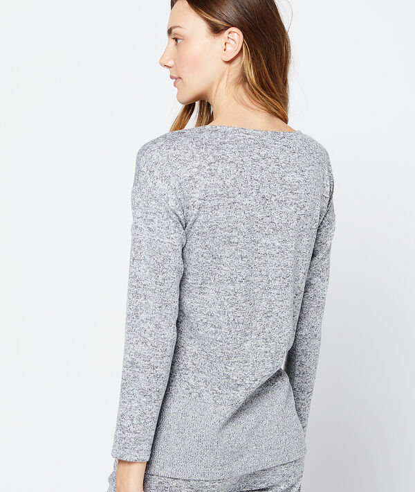 Top maille chinée "Positive mind - Good vibes only" Top maille chinée "Positive mind - Good vibes only"