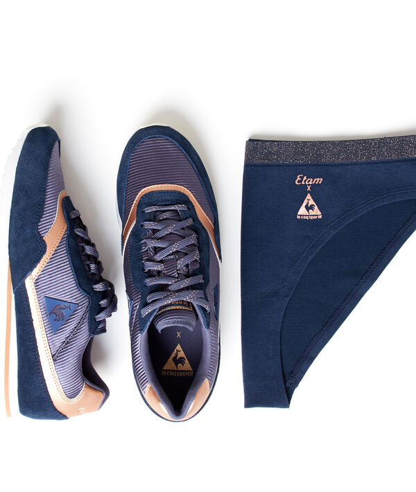 Baskets de sport etam x le coq sportif anthracite.