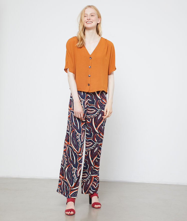 Blouse col v à boutons epice.