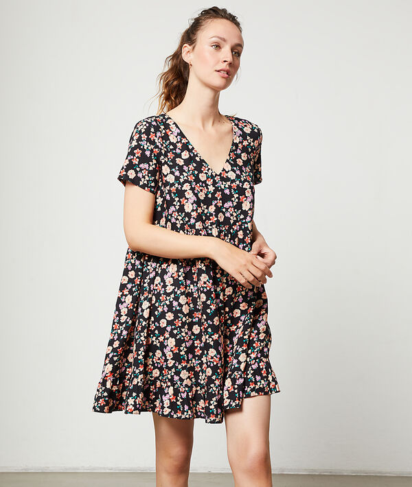 Robe fluide imprimé fleuri Robe fluide imprimé fleuri